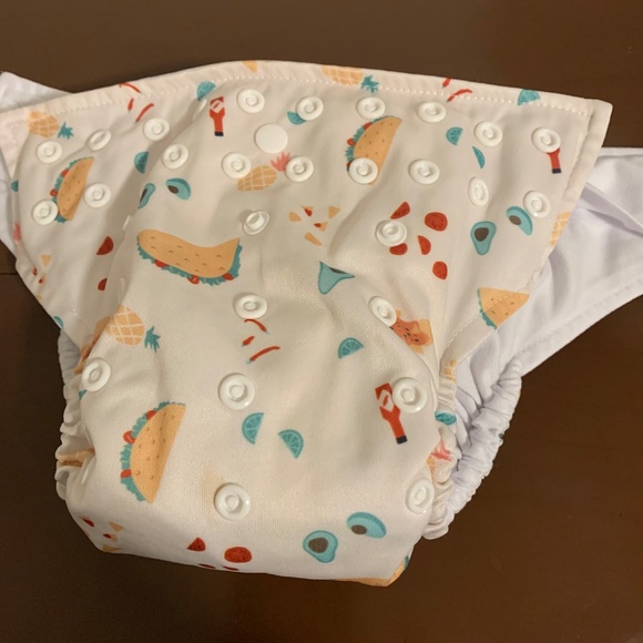 Set of Two Pocket Diapers - La Petite Ourse - Picture 3 of 8